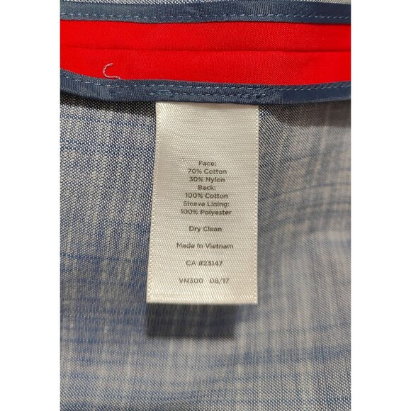 Talbots Women's Petites Red Coat Size 10P - Picture 5 of 6